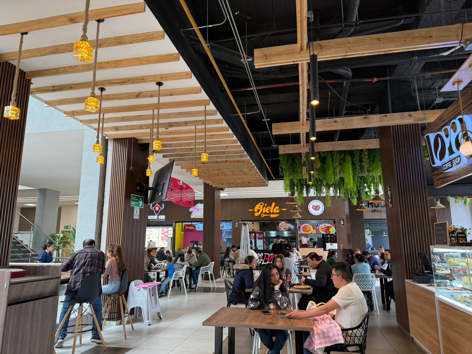 Detalle del Jardín Gastronómico con plantas